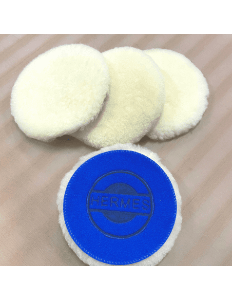 Disque de polissage en peau de mouton velcro - Lustrage carrosserie voiture
