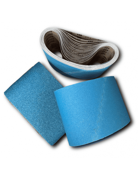 Lot de bandes abrasives 200x750 pour ponceuse parquet en zirconium