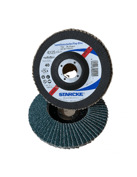 Disque abrasif a lamelles inclinées en Zirconium - STARCKE
