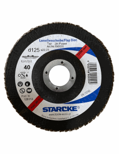 Disque abrasif a lamelles inclinées en Zirconium - STARCKE