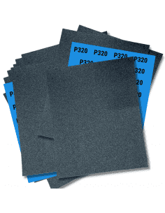 Kit de ponçage manuel à l'eau - 40 Feuilles abrasives imperméables
