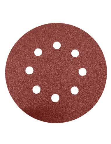 Disques abrasifs 150mm 6 trous corindon - Bois, métaux, plastiques