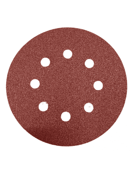 Disques abrasifs 150mm 6 trous corindon - Bois, métaux, plastiques