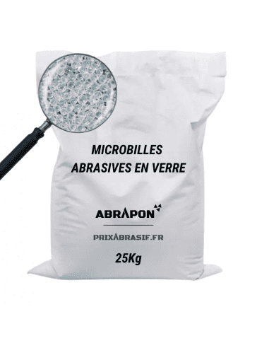 Microbilles abrasives en verre - 25Kg