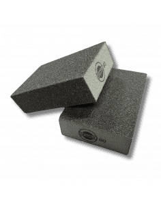 Eponge abrasive carbure de silicium 4 faces pour ponçage manuel