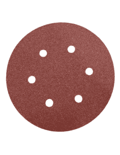 Disques abrasifs 150mm 6 trous corindon - Bois, métaux, plastiques