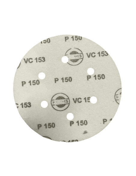 Disques abrasifs 150mm 6 trous corindon - Bois, métaux, plastiques