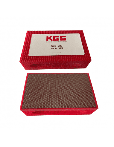 Cale de ponçage diamant - KGS - Rouge