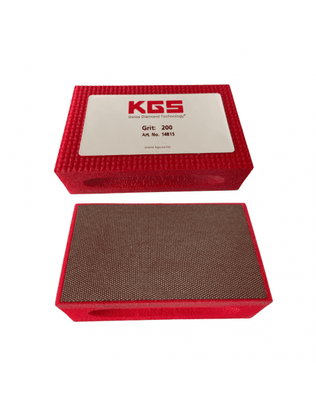 Cale de ponçage diamant - KGS - Rouge