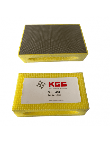 Cale de ponçage diamant - KGS - Jaune