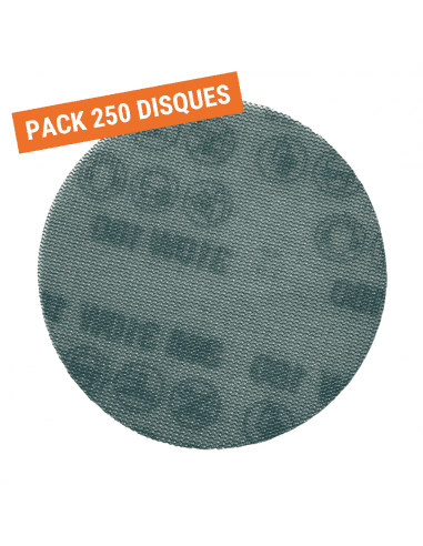 Pack de 250 disques abrasifs Ø125mm maille 3M Xtract Cubitron II 310W