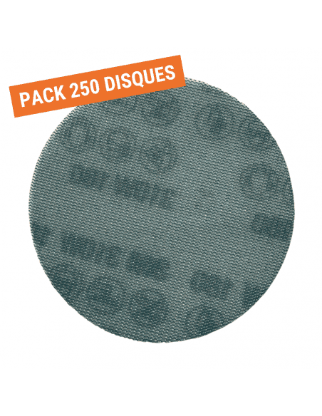 Pack de 250 disques abrasifs Ø125mm maille 3M Xtract Cubitron II 310W