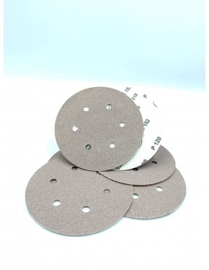 Disque abrasif 150mm 6 trous corindon ( plâtre, apprêts et composites )
