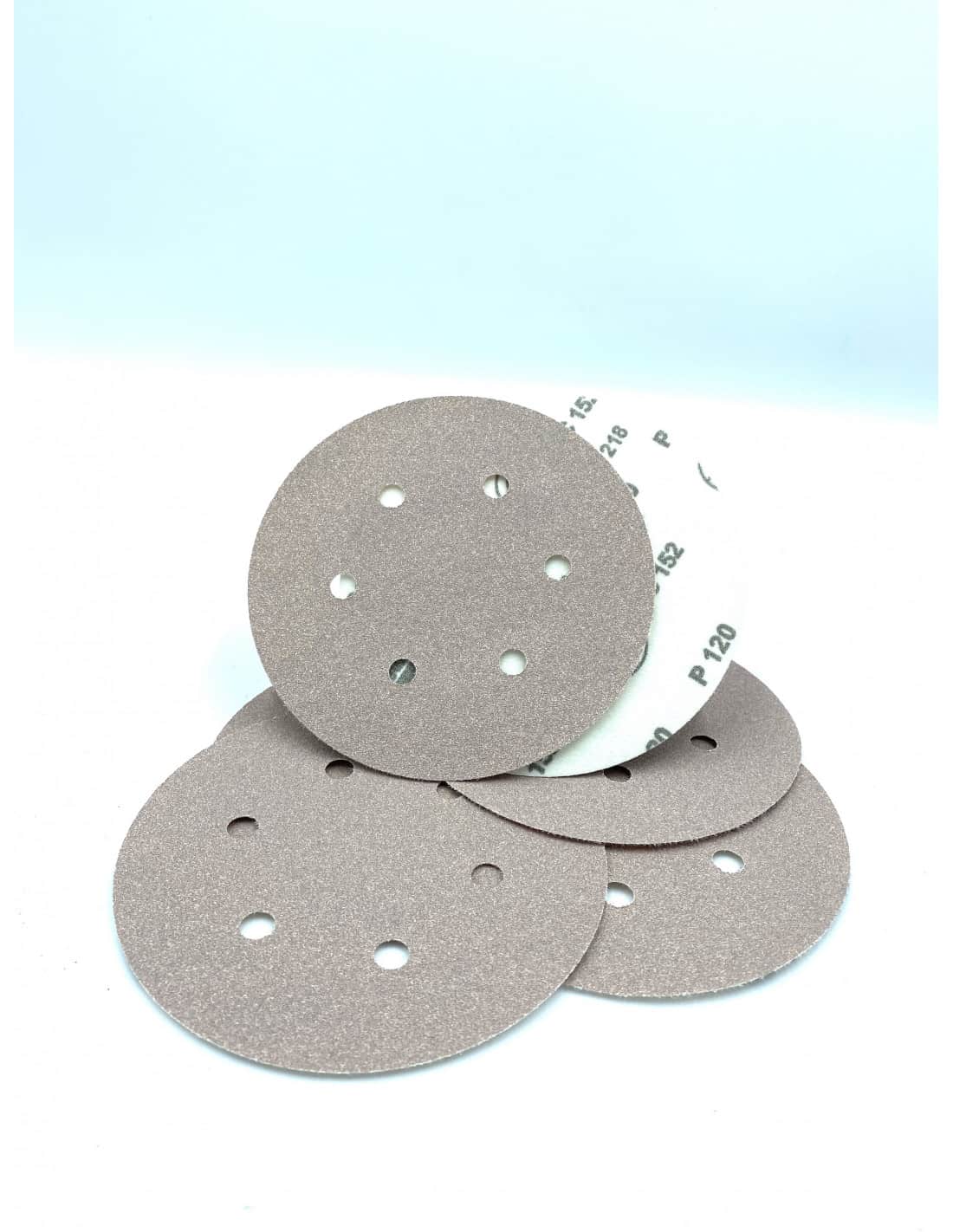 Lot de 50 p G80 RETOL disques abrasifs 150 mm ponceuses bordureuses corindon de zirconium 