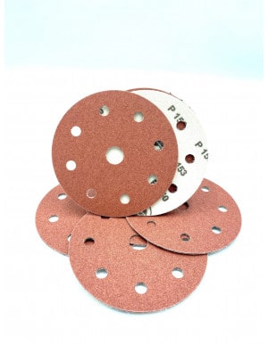 Disques abrasifs Ø 150mm 8 trous + 1 Corindon...