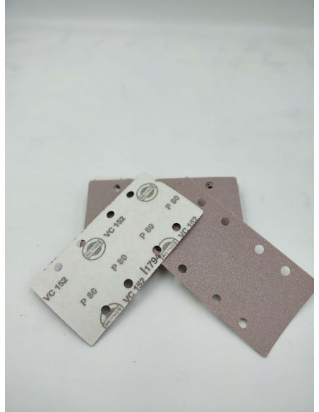 Rectangle abrasif 80x133 - 2x4 trous - Hermes VC152
