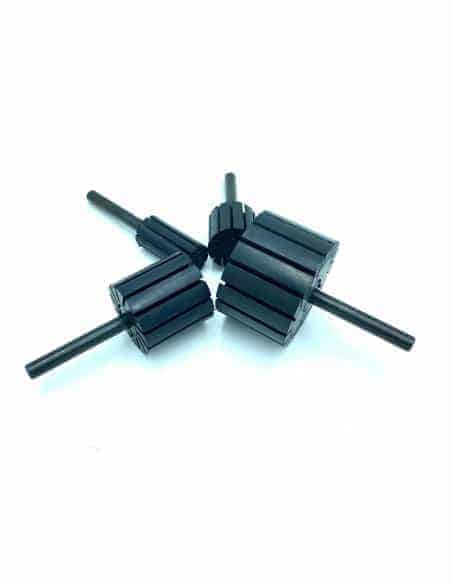 Supports sur tige pour manchons abrasifs