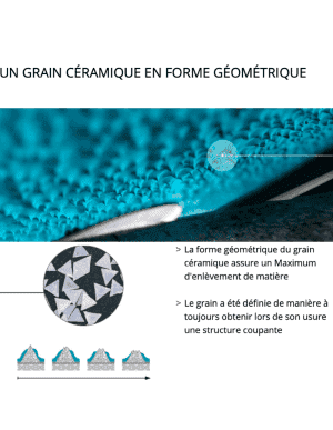 Disque fibre - ACTIROX - AF799 VSM - Polissage Acier, Aluminium, Métaux