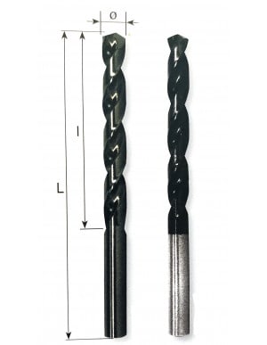 Forets en acier rapide HSS-CO5% - Ame renforcée...