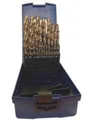 Coffret de 29 forets en acier rapide HSS-Cobalt 5% - Ame...