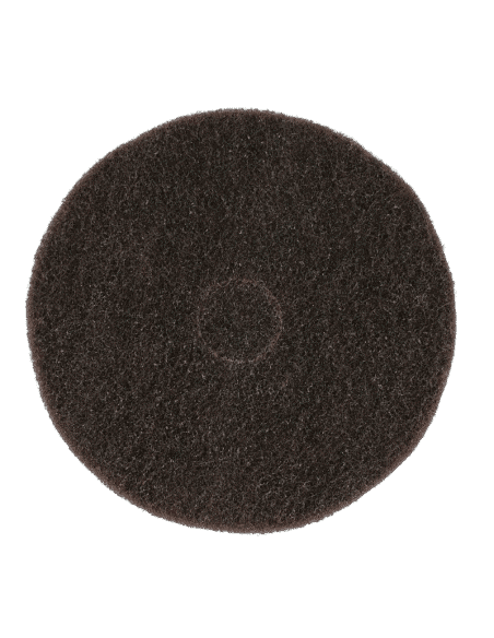 Disque pad brun monobrosse nettoyage et brossage des sols - 432mm