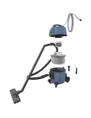 Aspirateur HITACHI CV-400 sans sac - bleu foncé