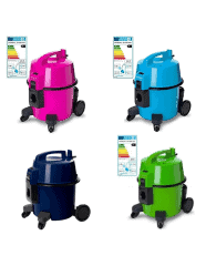 Aspirateur HITACHI CV-400 PRO sans sac bleu - rose - vert