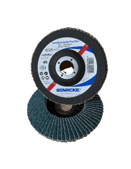 Disque abrasif a lamelles inclinées en Zirconium - STARCKE