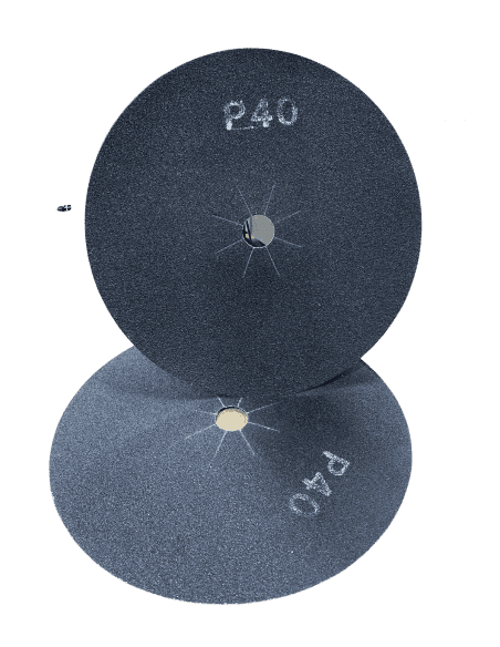 Disque de ponçage des sols à fixation centrale - double face - carbure de silicium