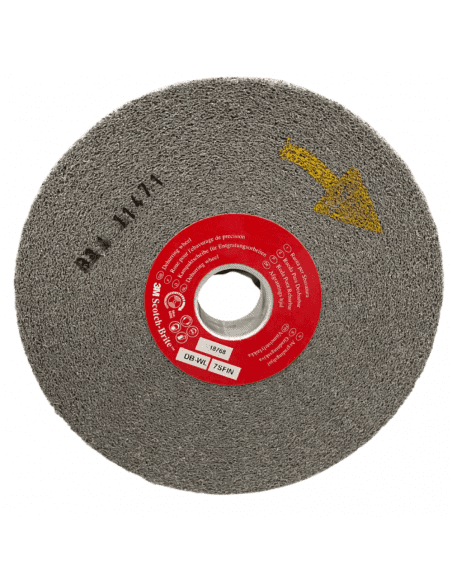 Roue à ébarber 3M Scotch-Brite EXL DB-WL pour touret à meuler
