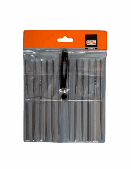 Jeu de 12 limes aiguilles - Batardes - sans manche - 160 mm