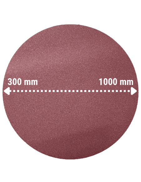Disque abrasif autocollant en corindon - Grands diamètres