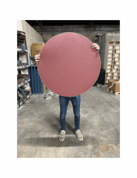 Disque abrasif autocollant en corindon - Grands diamètres Disque abrasif autocollant en corindon - Grands diamètres