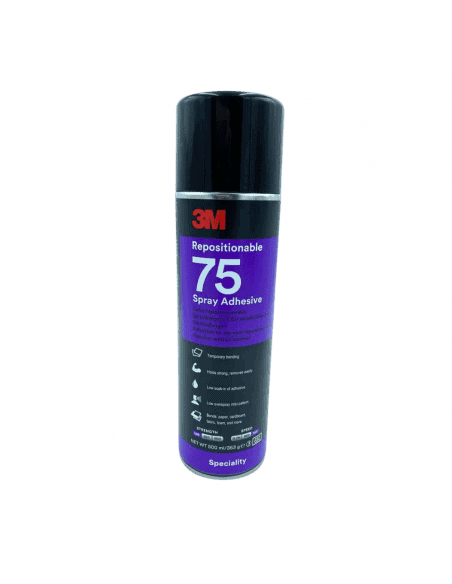 Colle aerosol 3M - 75 - 500ML - Repositionnable