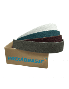 26 pièces Bande Abrasive, 75X533mm Bandes Abrasives en Tissu 40/60