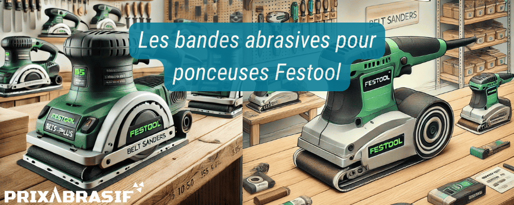 Lot De 5 Bandes Abrasives Klingspor 120x820 Mm - Tissu, Grain Au Choix - Pour Festool