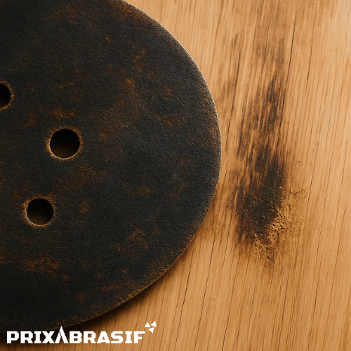 surchauffe disque abrasif