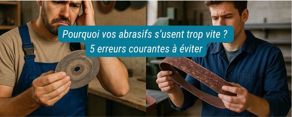 pourquoi vos abrasifs s'usent trop vite ?