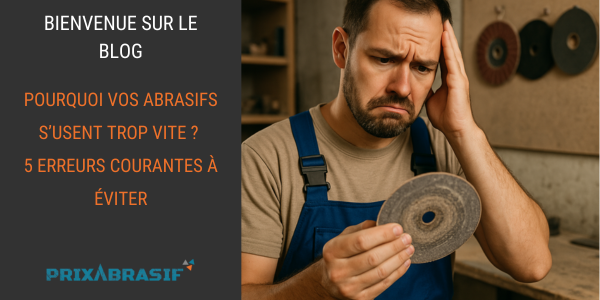 Pourquoi vos abrasifs s’usent trop vite ? 5 erreurs courantes à éviter